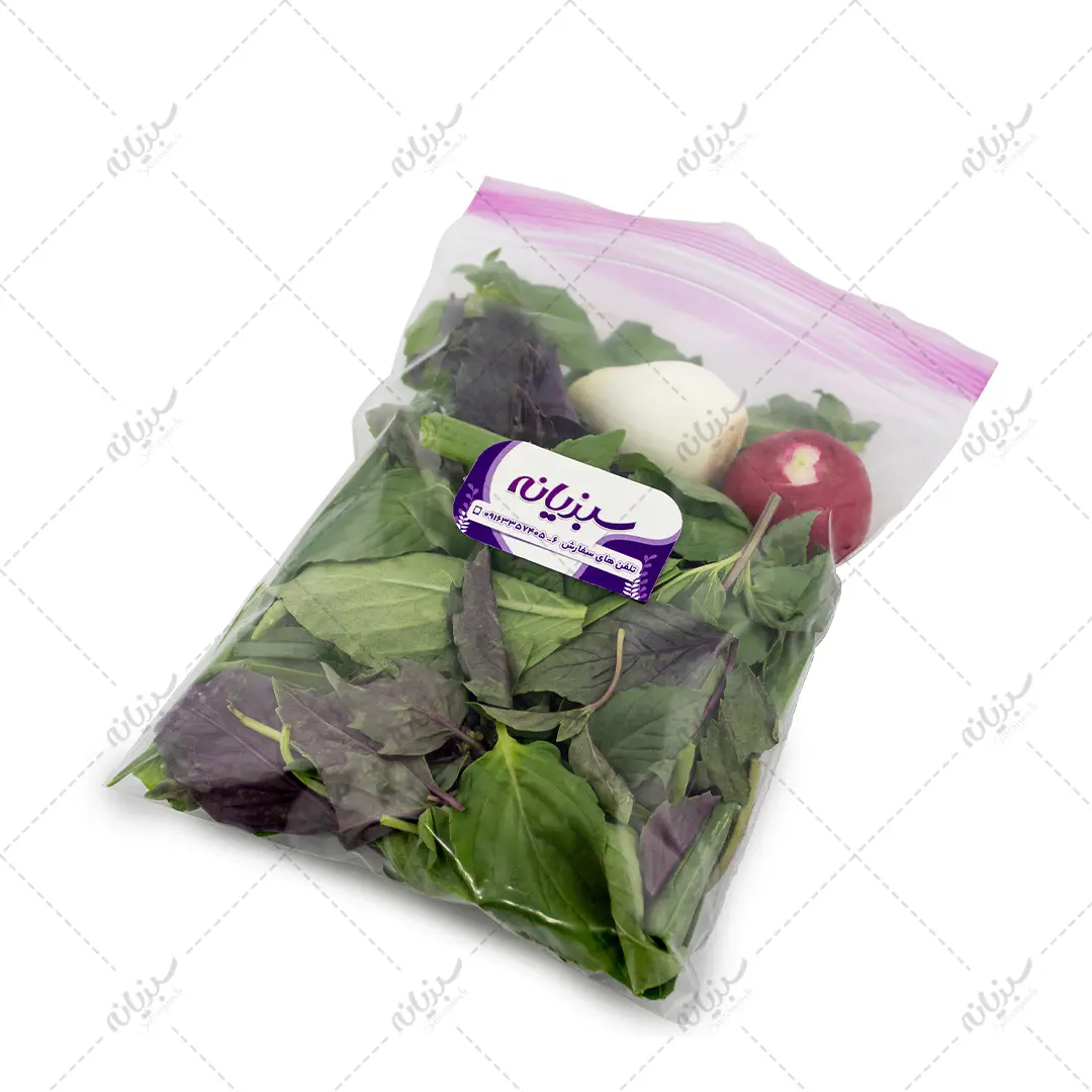 سبزي خوردن تک نفره پلاستيک زيپ کيپ