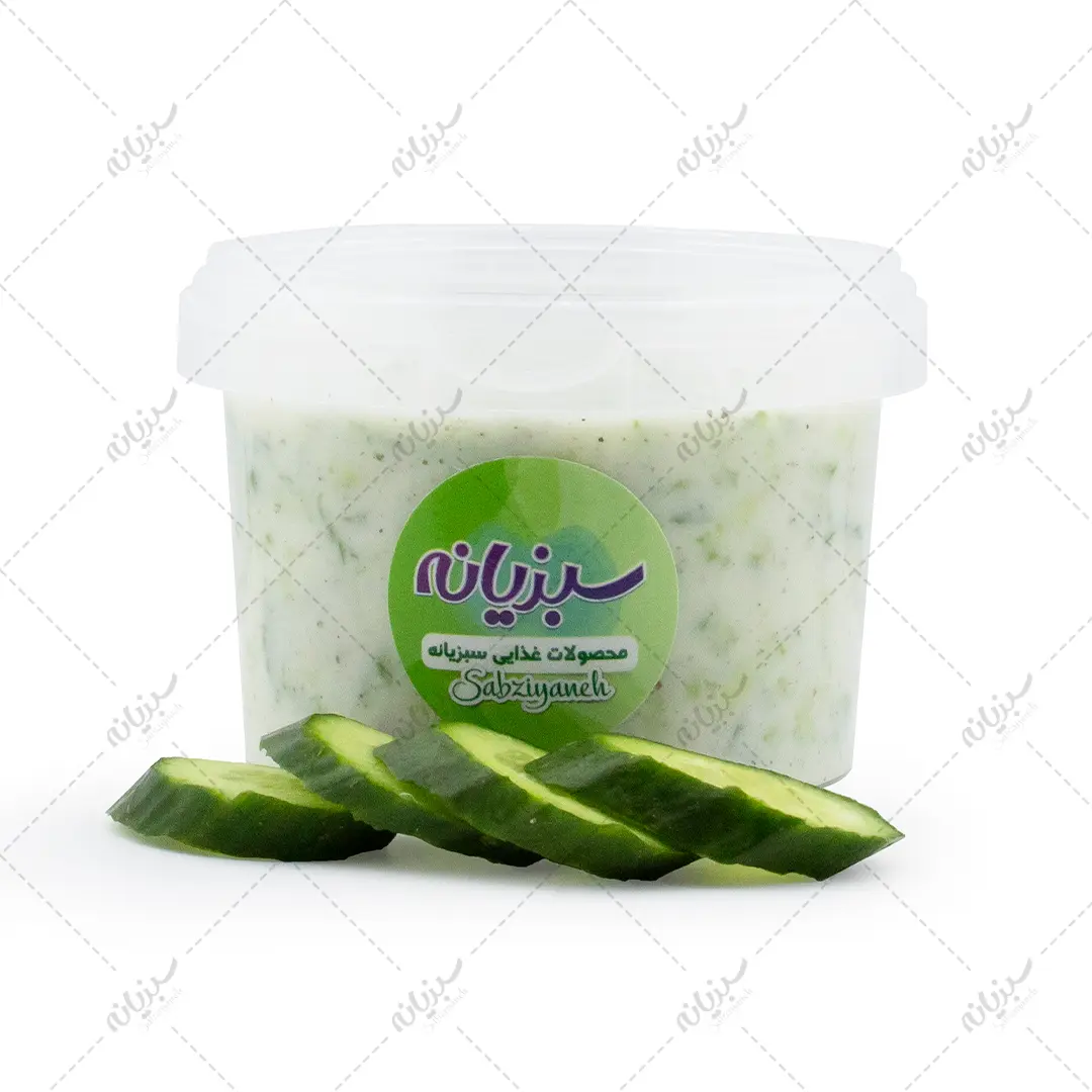 ماست خيار ظرف 310 طب پلاست