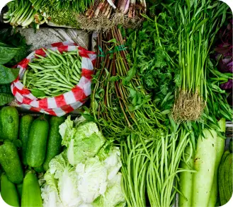 سبزي جعفري تازه پاک شده فله